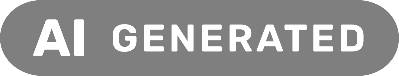 Logo AI generated: Dieses Bild wurde vollständig mit künstlicher Intelligenz erzeugt.